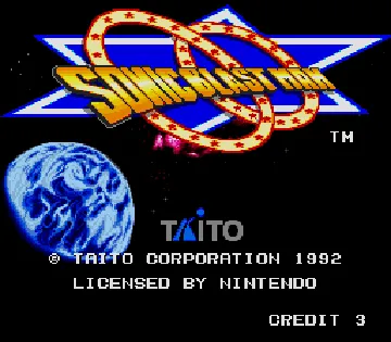 Sonic Blast Man (USA) screen shot title